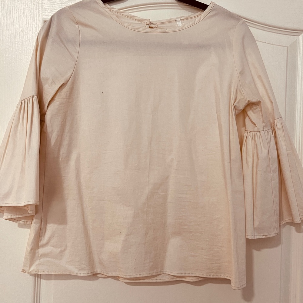 Elegant Cream Women's Top